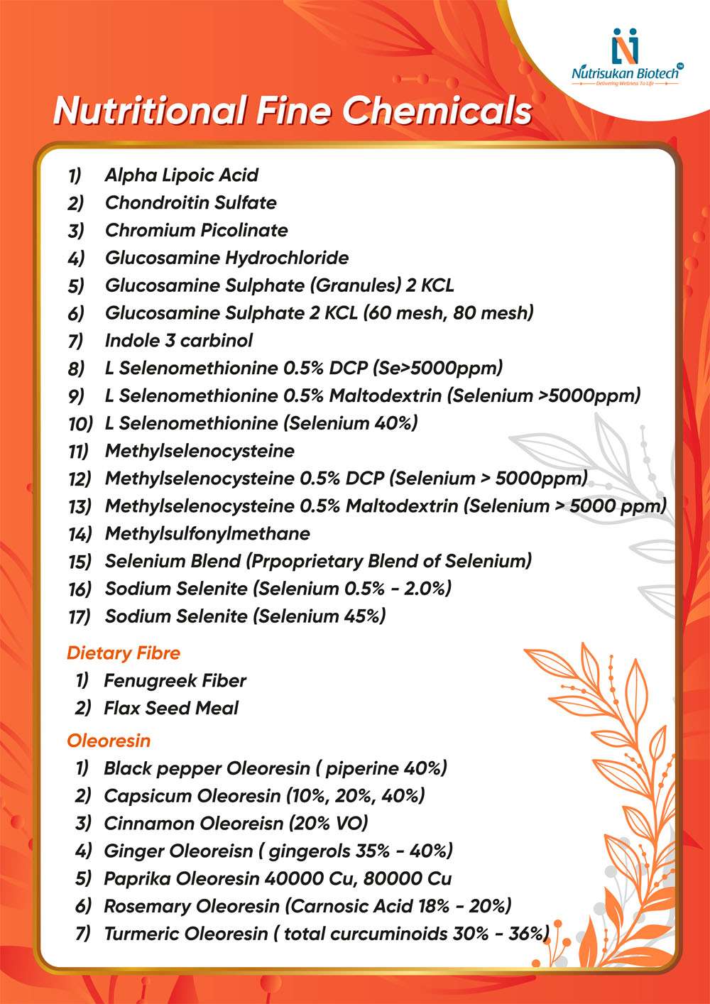 Nutriskan Ingredients Catalog.cdr